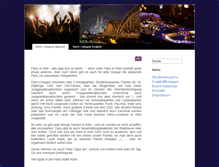 Tablet Screenshot of party-cologne.com